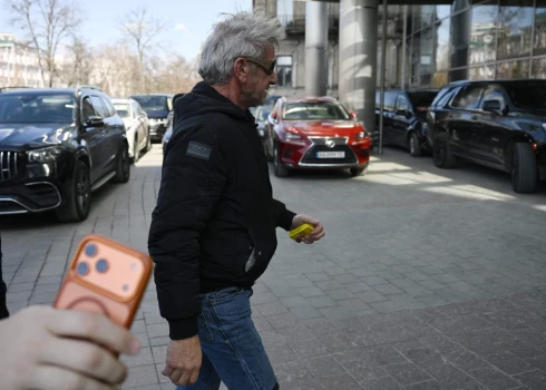 Шон Пенн в Киеве 16 марта.