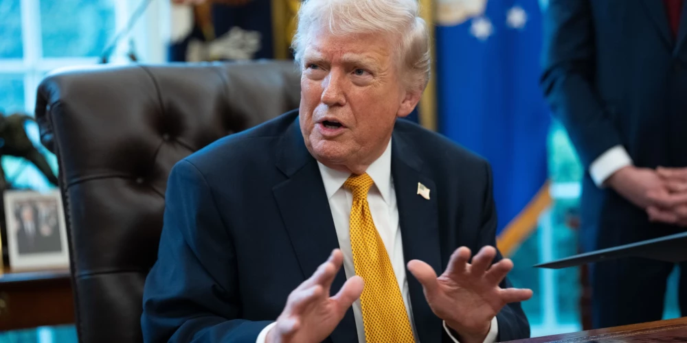 ASV prezidents Donalds Tramps.