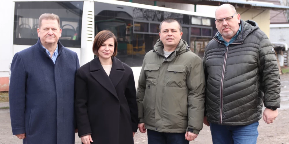 Ropažu novada pašvaldības vizīte Ukrainas pilsētā Bojarkā 2025. gada decembrī.