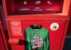 Inčukalna pagastā un Siguldā izvietoti trīs papildu konteineri tekstila šķirošanai