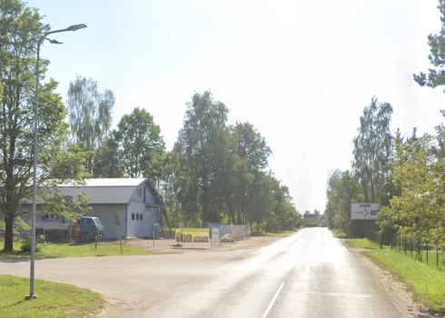 Lāčplēša un Kooperatīva ielu krustojums Preiļos (ekrānuzņēmums no "Google Maps")