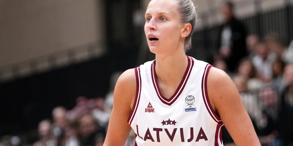 Kitija Laksa bija rezultatīvākā spēlētāja Latvijas izlasē