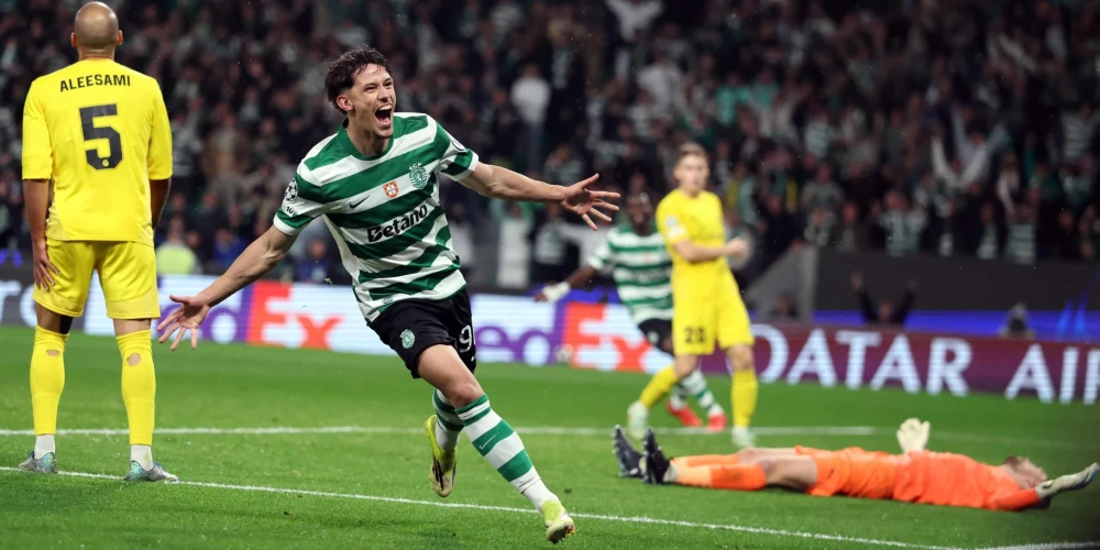 Lisabonas "Sporting" bija neapturami pret līdz šim fantastisko "Bodo/Glimt"