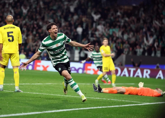 Pelnrušķītes balle Čempionu līgā beigusies - "Sporting" aptur norvēģu sensāciju "Bodo/Glimt", atspēlējot triju vārtu deficītu. Uzvar arī čempione PSG, "Real" un "Arsenal"