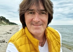 Agris Semēvics atradis tiešām iespaidīgu dzintaru