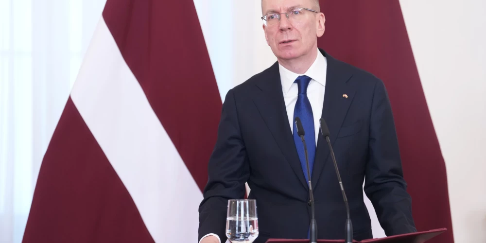 Президент Латвии Эдгар Ринкевич.
