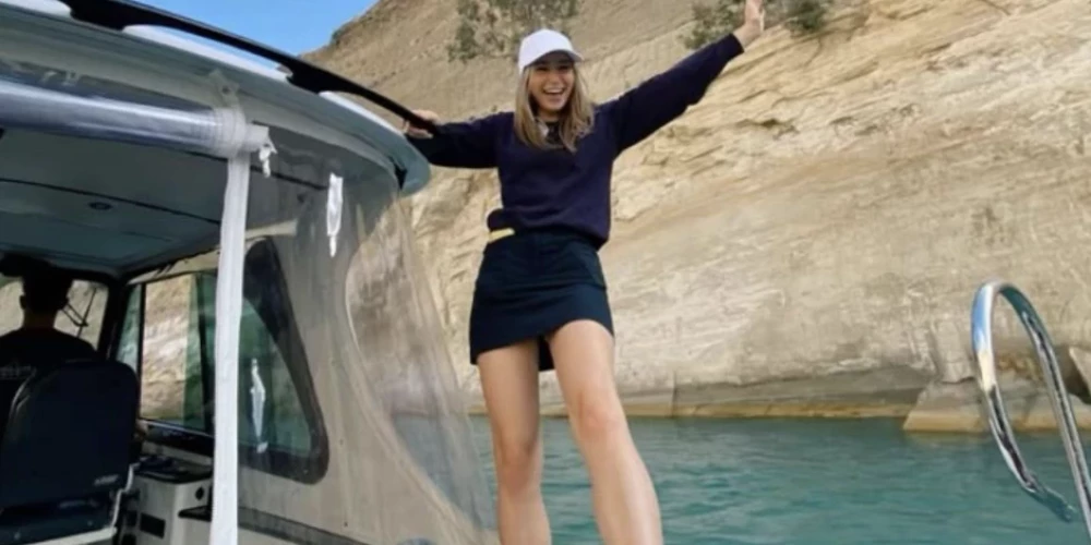 Kadrs no "TikTok" video.