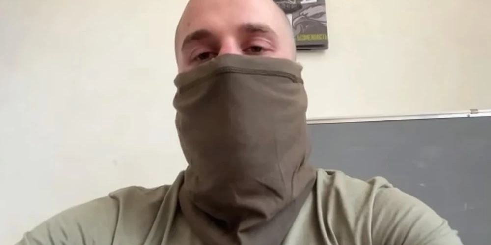 HUR vienības "Artan" karavīrs ar izsaukuma signālu "Svjats".