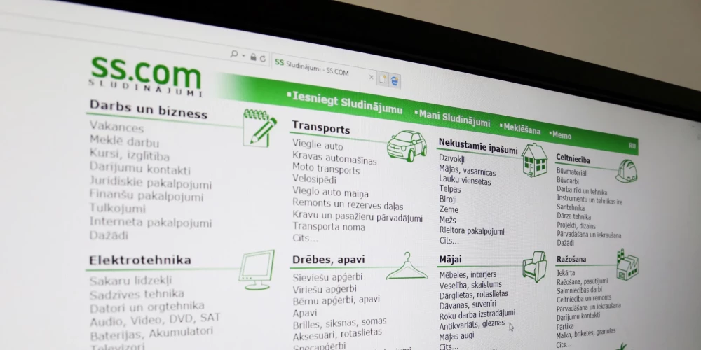 Платформа SS злоупотребляла своим доминирующим положением на рынке онлайн-объявлений в Латвии.