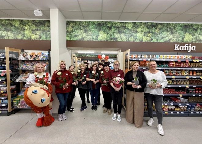 ФОТО: в одном из районов Риги появился новый магазин top! после полной реновации здания