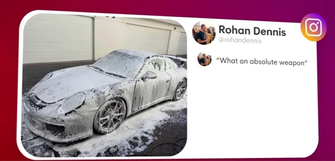 Roana Denisa skandalozais ieraksts (ekrānuzņēmums no "Instagram")