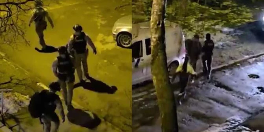 В Ильгюциемсе у жилого дома задержали двух человек по подозрению в обороте наркотиков.