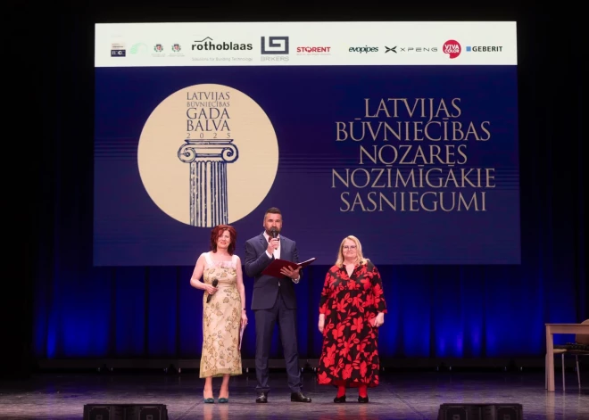 FOTO: Konkursa Latvijas Būvniecības Gada balva 2025 balvas pasniegtas