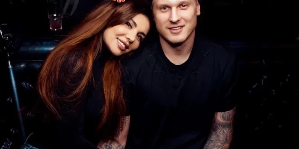 Anna Sedokova un Jānis Timma (ekrānuzņēmums no "Instagram"). 