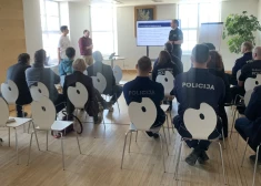 Talsos pieredzes apmaiņā viesojas Kurzemes policisti