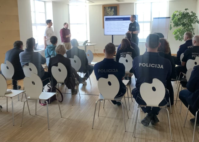 Talsos pieredzes apmaiņā viesojas Kurzemes policisti