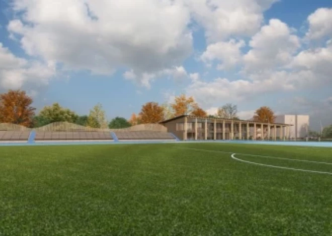 Engures stadionā taps jauni vides objekti