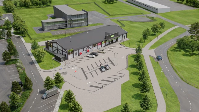 Новый магазин ELVI в Тирайне обойдется примерно в 2 миллиона евро.