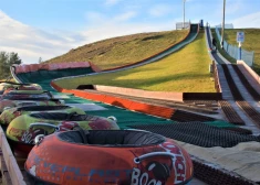 Slēgs Jēkabpils Mežaparka kameršļūkšanas trasi