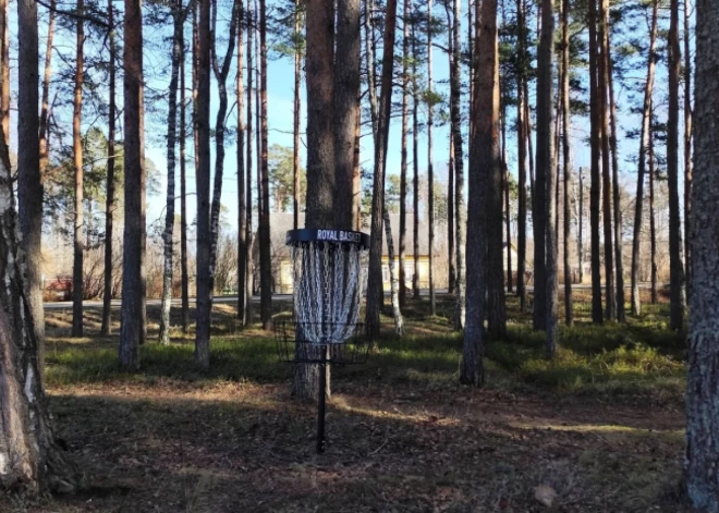 Rojā top disku golfa trase