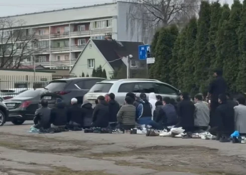 Сегодня утром на улице Илукстес.