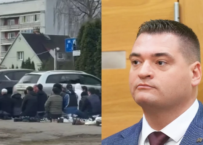 Ratnieks komentē nesaskaņoto masveida lūgšanos uz gājēju ietves Pļavniekos