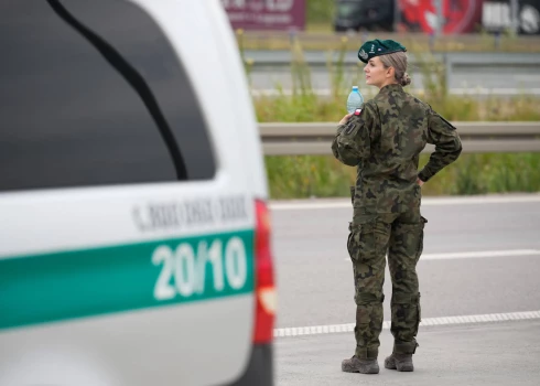 Pie Polijas Lietuvas robežas.