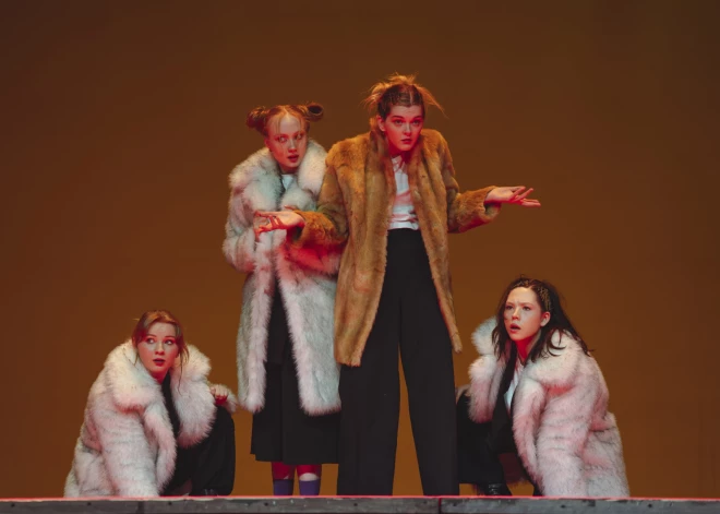 Režisors Mārtiņš Meiers kopā ar Dailes teātra 10. aktieru studiju un jaunajiem skatuves mākslas profesionāļiem uz Dailes teātra skatuves interpretējis Jāņa Lūsēna mūziklu "Runcis zābakos".