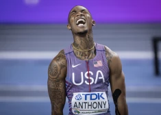 Amerikānis Džordans Entonijs pasaules čempionātā telpās izcīna zelta medaļu 60 metru sprintā