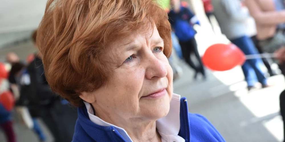 Bijusī Eiropas Parlamenta deputāte Tatjana Ždanoka.