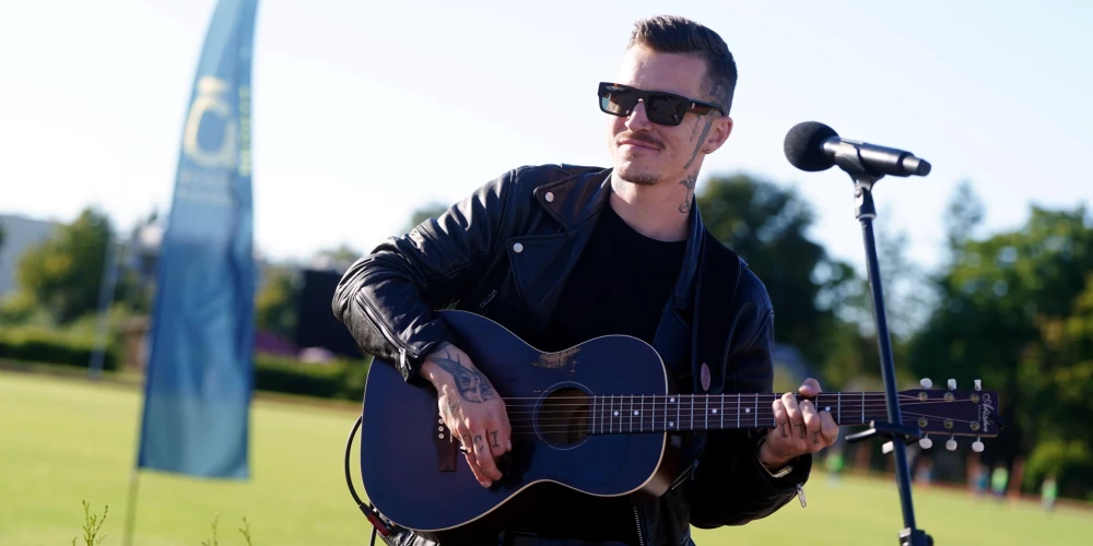 Mūziķis Miks Dukurs 2024. gada vasarā.