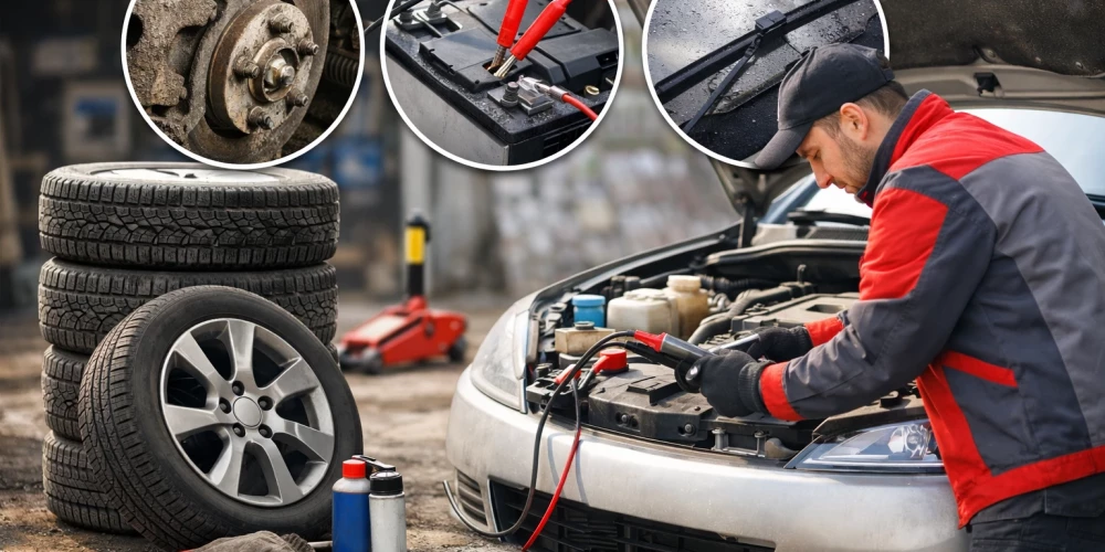 Названы важные проверки автомобиля после зимы, которые многие в Латвии пропускают.