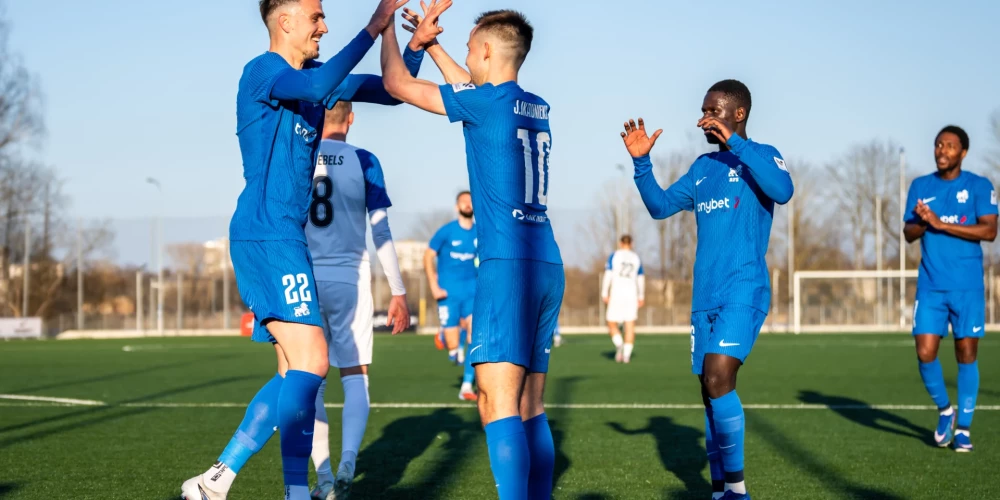 RFS savā laukumā ar 4:1 (1:1) pārspēja "Daugavpili", kas piedzīvoja trešo neveiksmi.