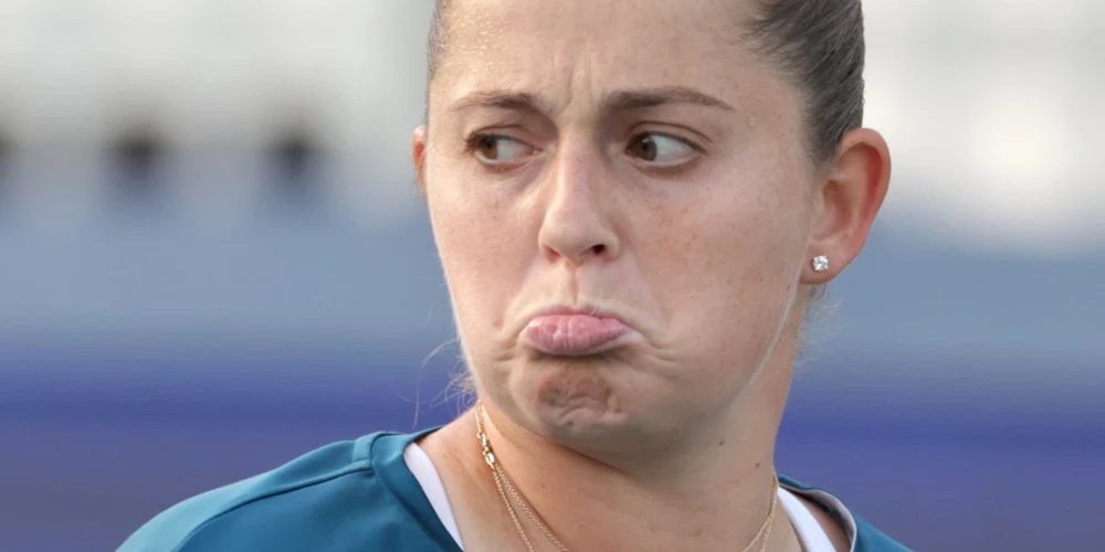 Latvijas tenisiste Aļona Ostapenko.