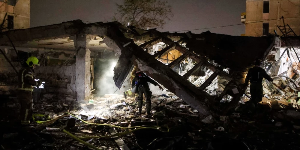 Кадр с места повреждений.