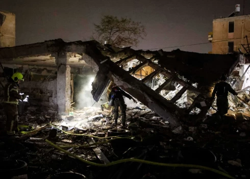 Кадр с места повреждений.