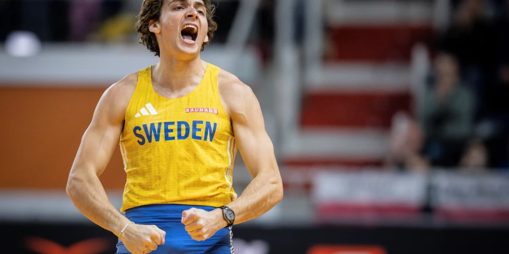  Zviedrijas sportists Armands Duplantis sestdien Polijā ceturto reizi karjerā triumfēja pasaules čempionātā vieglatlētikā telpās kārtslēkšanā.