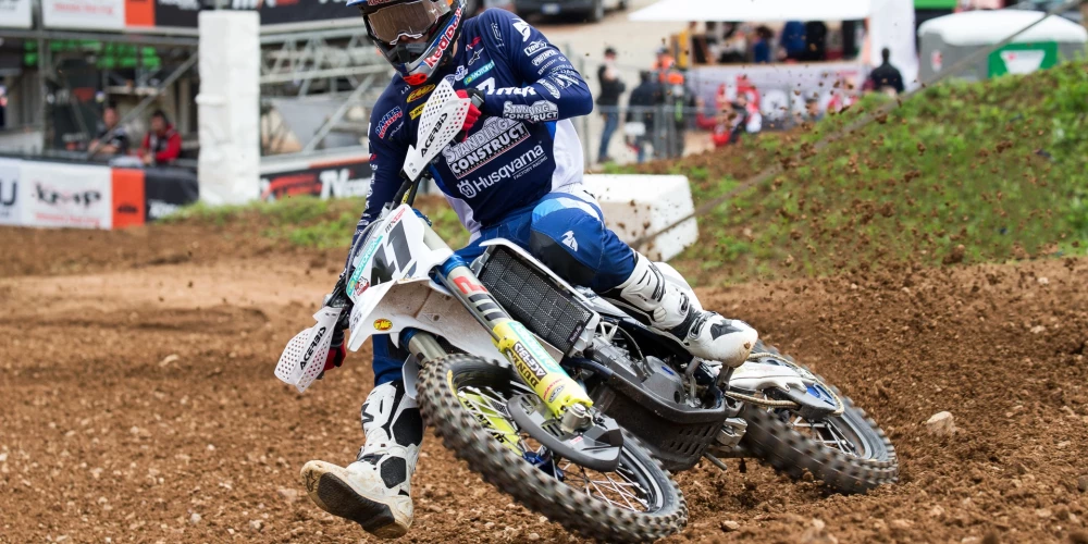 MXGP klasē Jonass otrajā desmitā.