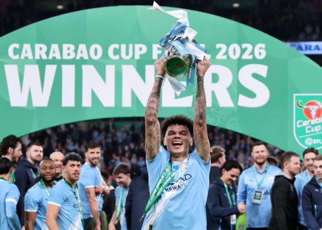 O'Railija dublis atnes “Manchester City” Anglijas Līgas kausu