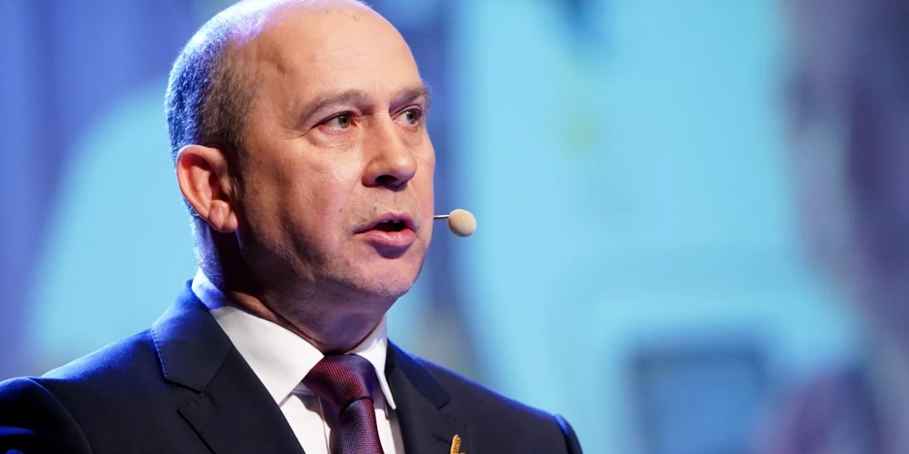 Biedrības "Zemnieku saeima" valdes priekšsēdētājs Juris Lazdiņš piedalās ikgadējā "Zemnieku saeimas" kongresā.