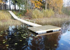 Smiltenes novadā labiekārto Strantes ezera teritoriju