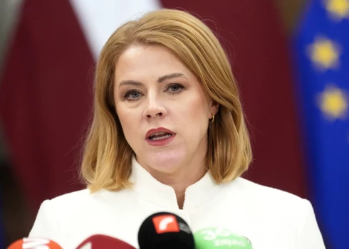 Ministru prezidente Evika Siliņa.