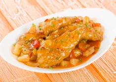 Vistas fileja trīs dažādās mērcēs