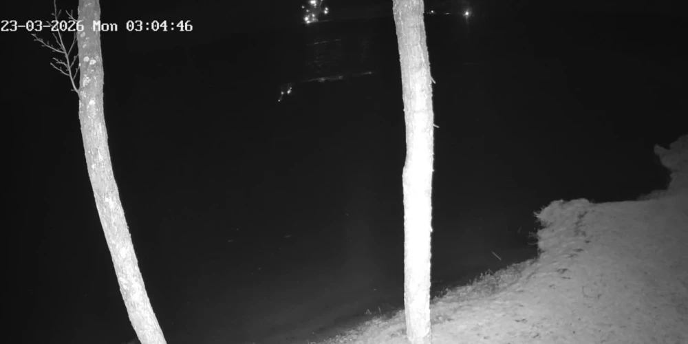 Objekta sprādziena brīdis iemūžināts video.