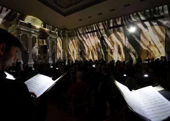 Gaismu izrāde "Interlude" aicina uz īpašu koncertu Lieldienu gaidīšanas laikā