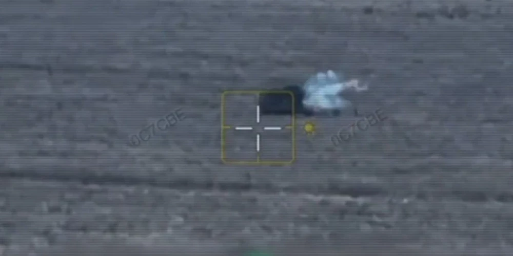 Kupjanskas virzienā tiek iznīcināta okupantu bruņutehnika.