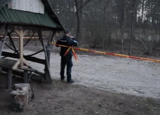 Drona avarēšanas vietu visu nakti apsargāja likumsargi un Lietuvas armija.