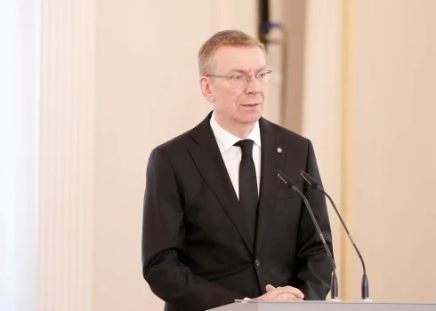 Valsts prezidents Edgars Rinkēvičs.