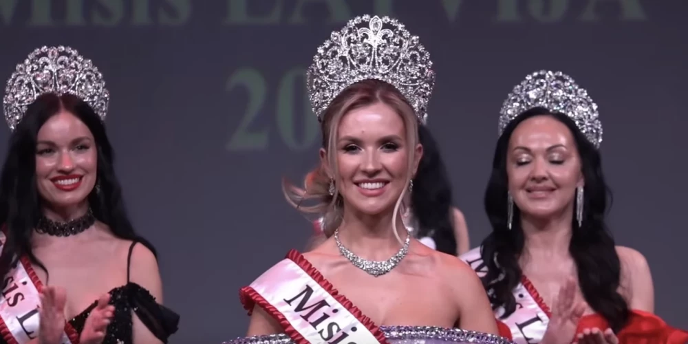 Titulu "Misis Latvija 2026” izcīnījusī divu bērnu māmiņa Margarita Gulbe.