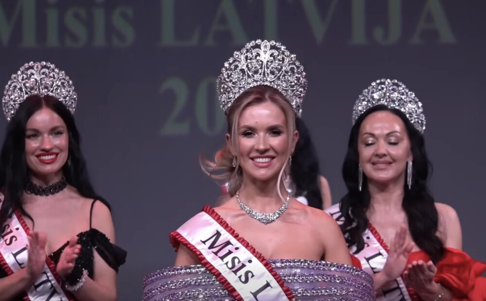 FOTO: kronēta skaistākā sieviete Latvijā - rīdziniece Margarita Gulbe